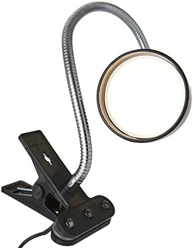 Black Gooseneck Clamp Style LED Lamp — photo 4
