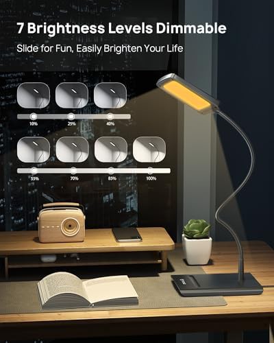 Dimmable Eye-Caring Table Lamp in Black — photo 5