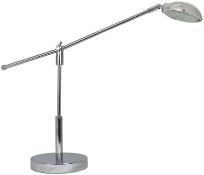 Chrome Balance Arm Swivel LED Lamp