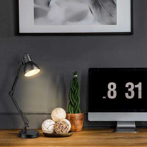 Black Spring Balanced Swing Arm Lamp — photo 5