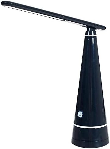 Black Contemporary Touch Control LED Lamp