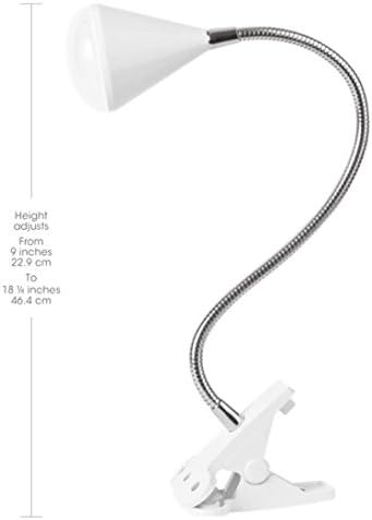 White LED Cone Clip Lamp — photo 3