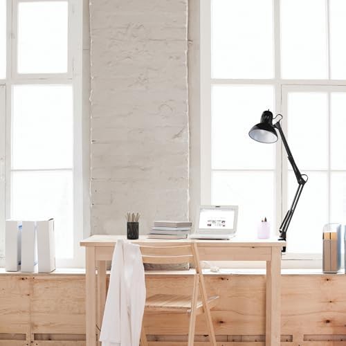 Black Architect Clamp-On Swing Arm Lamp — photo 3