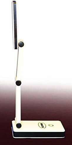 White Collapsible Portable LED Desk Lamp — photo 5