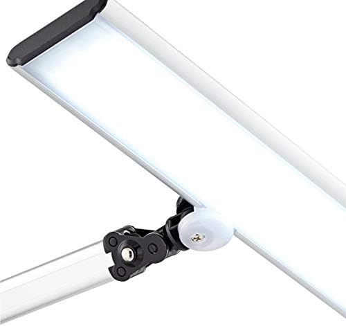 Flynn silver LED desk lamp with phone cradle — photo 3