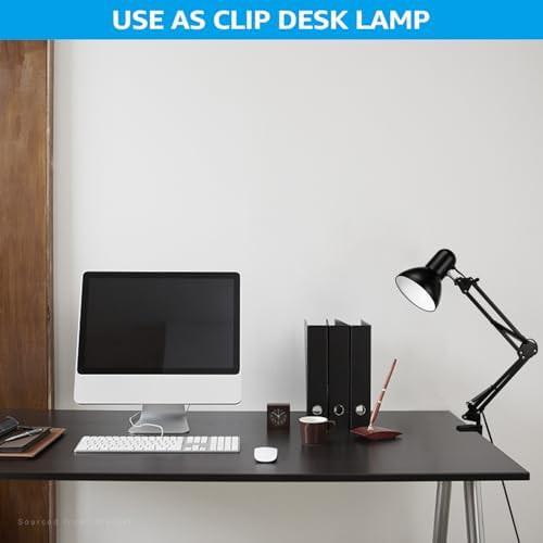 Adjustable Metal Swing Arm Desk Lamp — photo 4