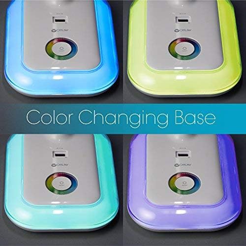 White glow led lamp with usb — photo 5