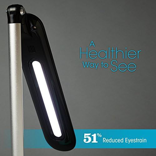 Glow LED black portable desk lamp — photo 3