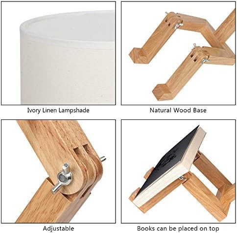 Wood Base Changeable Shape Creative Lamp — photo 3