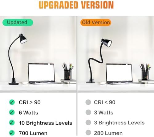 Eye Care Clip Light with Flexible Gooseneck — photo 4