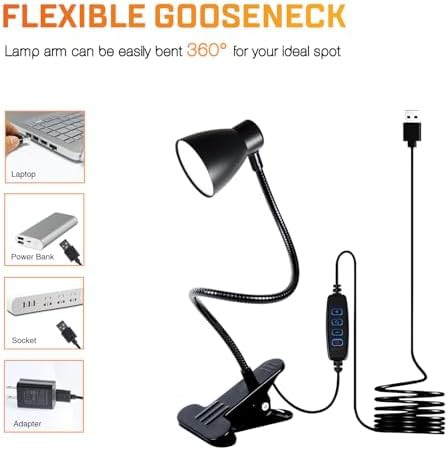 Eye Care Clip Light with Flexible Gooseneck — photo 5