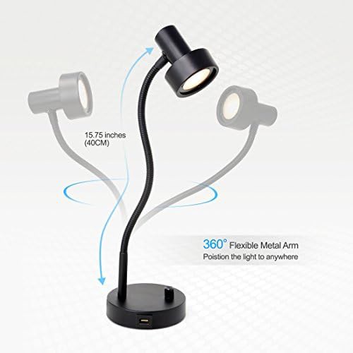 Vintage Black Dimmable Gooseneck Lamp — photo 4
