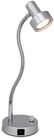 Vintage Aluminum Gooseneck Desk Lamp