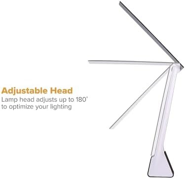 Black Rechargeable Flip LED Desk Lamp — photo 4
