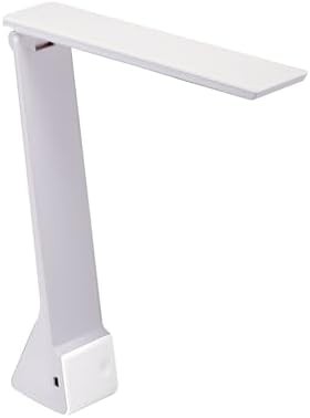 White Rechargeable Battery LED Desk Lamp