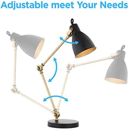 Barnes metal adjustable desk task lamp — photo 5
