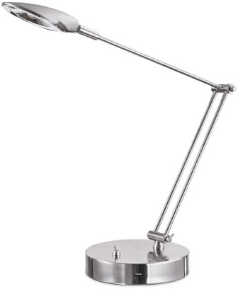 Brushed Nickel Task Lamp with USB — photo 4