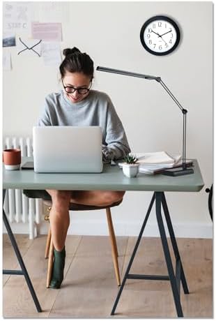 Black Adjustable LED Desk Lamp — photo 4