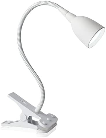 Olivia Dimmable White Clamp Desk Lamp