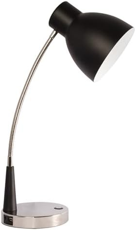 Black and Silver Adjust LED Lamp