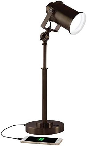 Bronze restore LED lamp with high speed USB