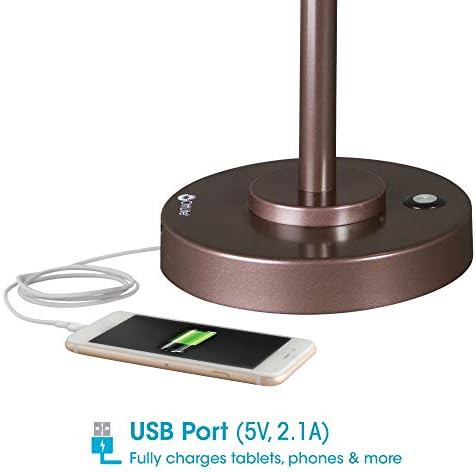 Bronze restore LED lamp with high speed USB — photo 4