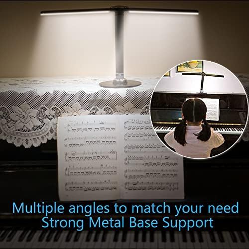 Silver Aluminum Rotatable Piano Lamp — photo 5