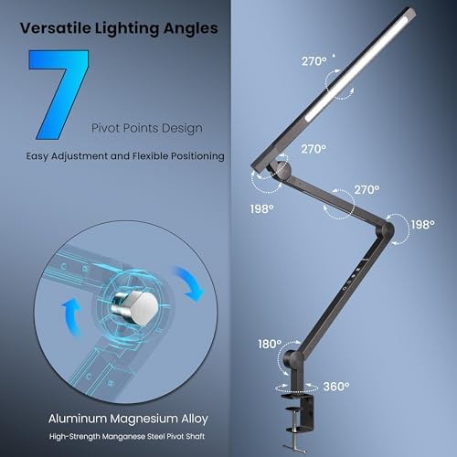 Modern Architect Swing Arm Clamp Lamp — photo 3