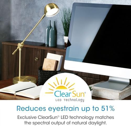 Brushed Gold Direct LED Desk Lamp — photo 3