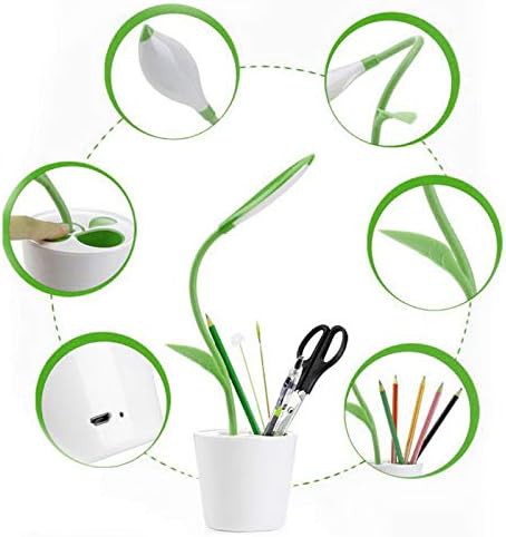 Green Pea Sprout Lamp with Pen Holder — photo 3
