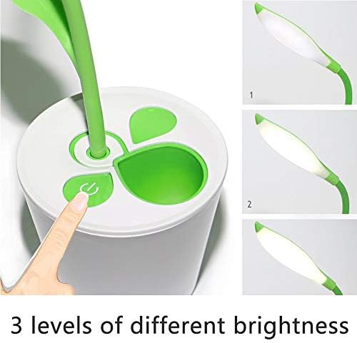 Green Pea Sprout Lamp with Pen Holder — photo 4