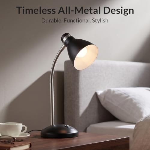 Adjustable Metal Gooseneck Reading Light — photo 3