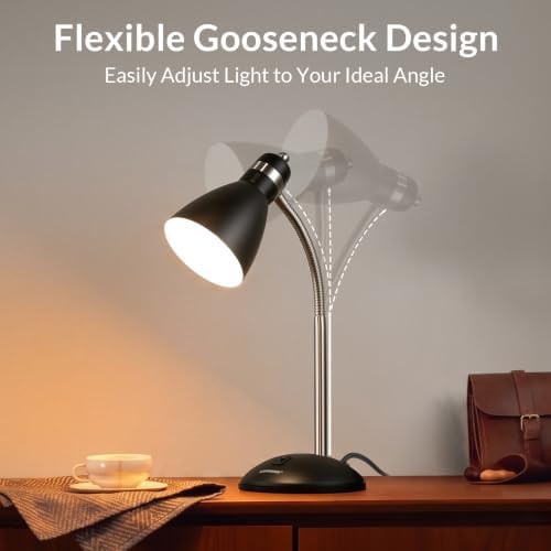Adjustable Metal Gooseneck Reading Light — photo 5