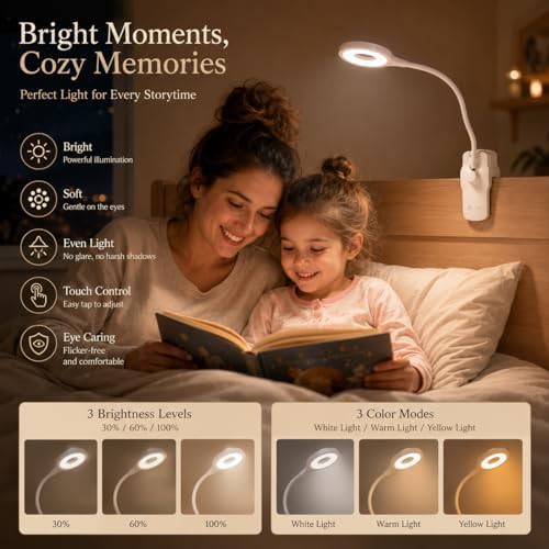 Clip on Rechargeable LED Reading Light — photo 4
