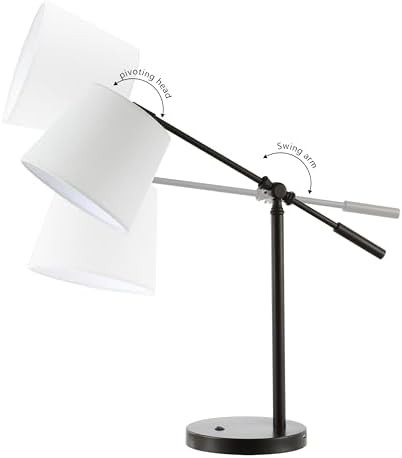 Troy adjustable metal desk lamp bronze — photo 4