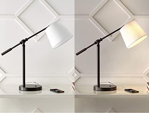 Troy adjustable metal desk lamp bronze — photo 5