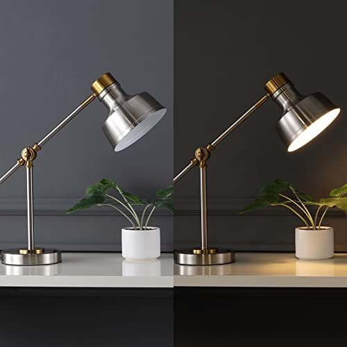 Allegra metal task desk lamp with USB — photo 3
