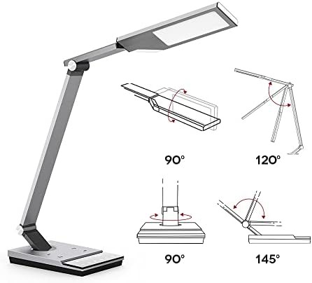 LED USB Desk Lamp with Wireless Charger — photo 5
