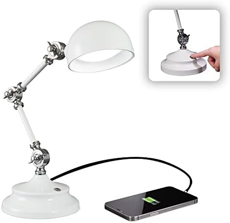 Prevention pharmacy white metal lamp
