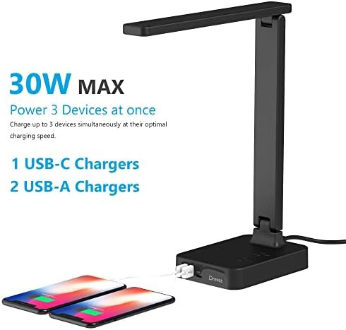 Bankers Style LED Lamp with USB C — photo 4