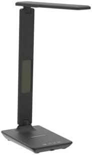 Black Desk Lamp with USB Charging Port — photo 4
