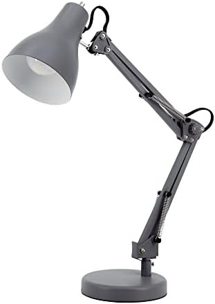 Gray Metal Architect Task Lamp