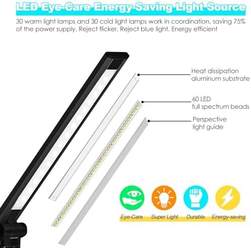 LED Office Lamp with Wireless Charger — photo 3