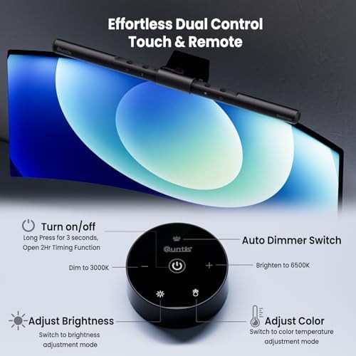 Auto Dimming Screen Monitor Light Bar — photo 3
