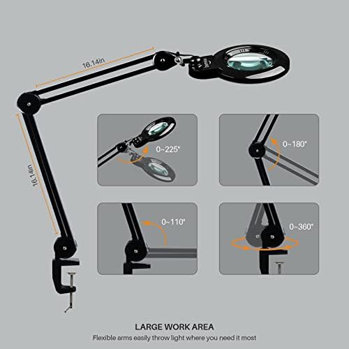 Bifocal Magnifying Lamp with Clamp — photo 4
