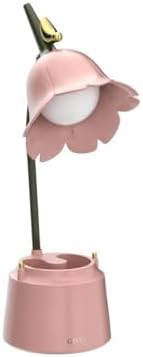 Pink Rechargeable LED College Dorm Lamp — photo 4