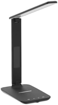 Slim desk lamp with wireless charging and calendar — photo 4
