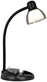 Black LED Desk Lamp with USB Charging Station — photo 4