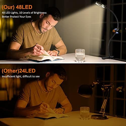 Flexible Gooseneck Clip On Reading Light — photo 3