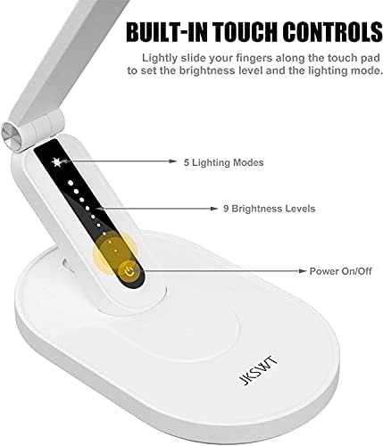 Dimmable office lamp with 72 LEDs and touch control — photo 3